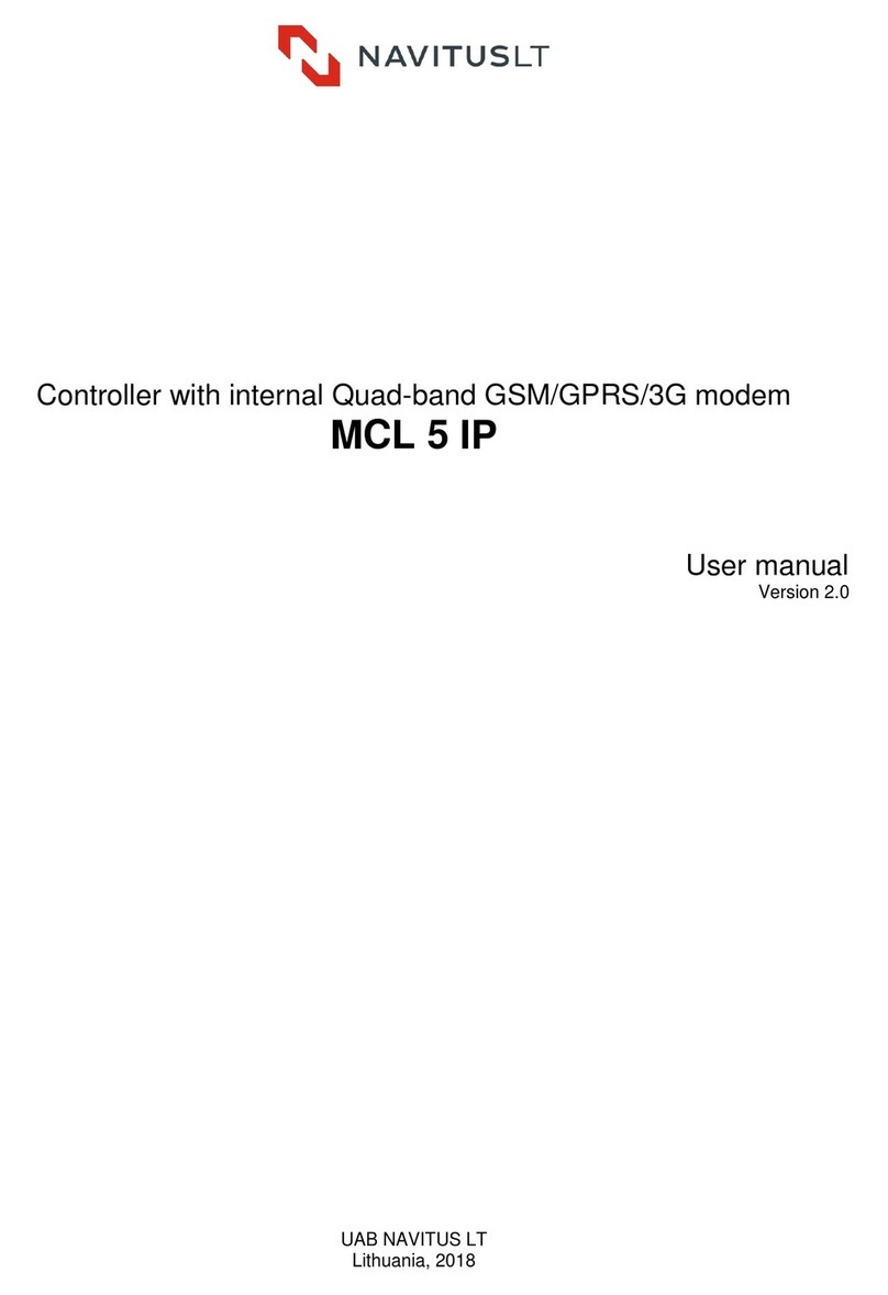 UAB NAVITUS LT MCL 5 IP user manual