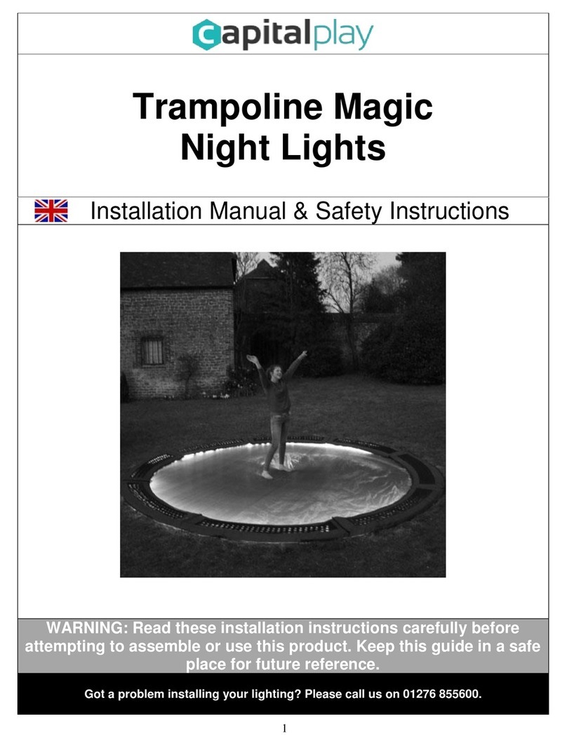 Capital Play Trampoline MagicNight Lights Operator's manual