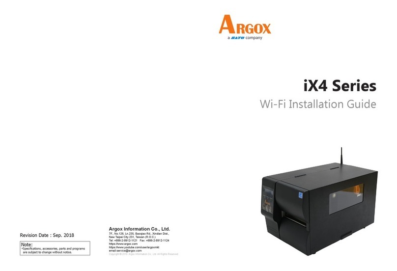 Argox iX4 Series User manual