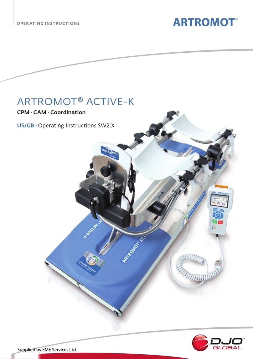 DJO Global Artromot Active-K operating instructions