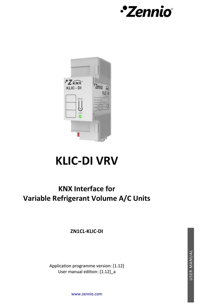 Zennio KLIC-DI user manual