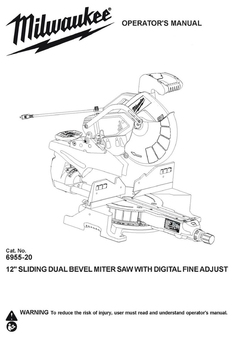 Milwaukee 6955-20 Operator's manual