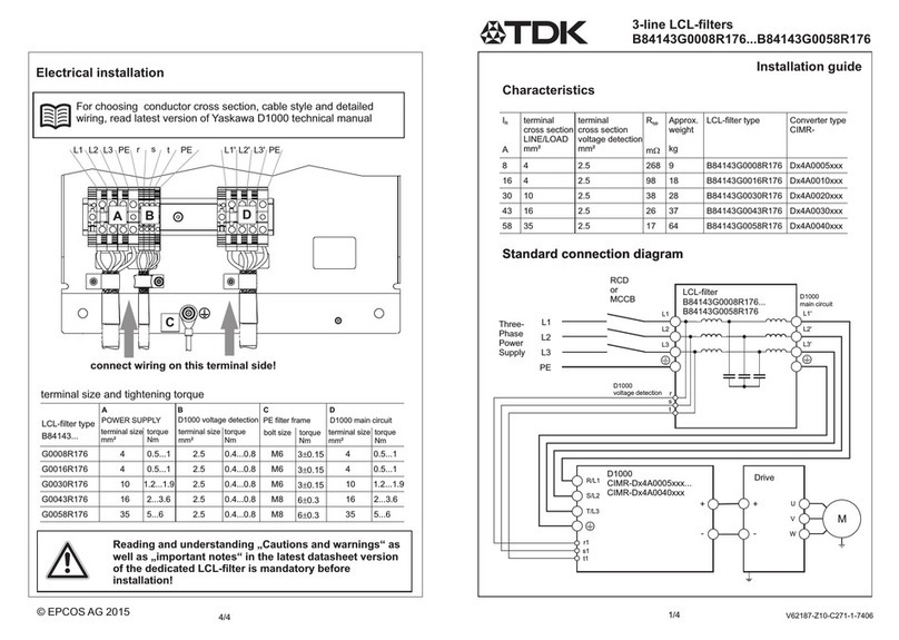 TDK B84143G0008R176 installation guide