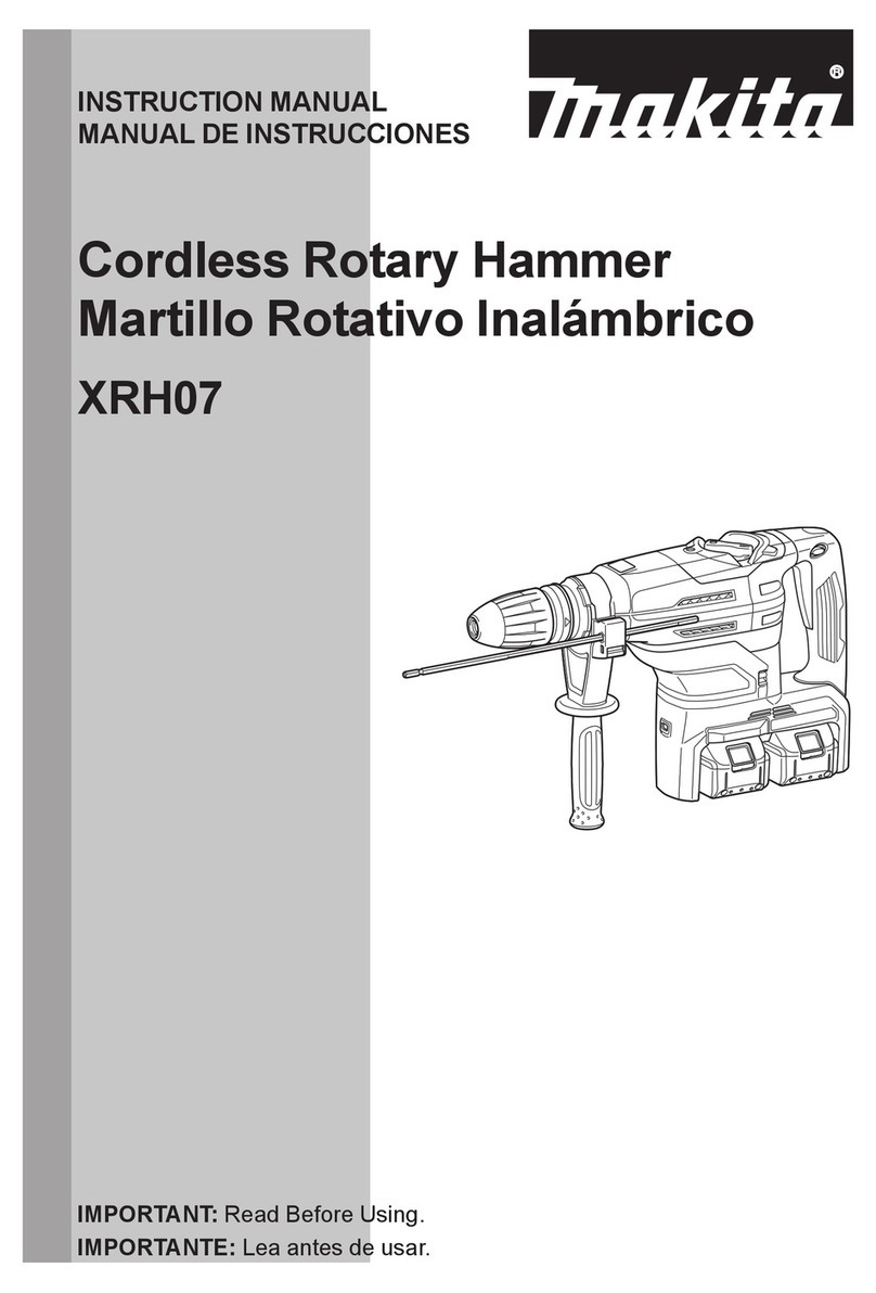 Makita XRH07 instruction manual