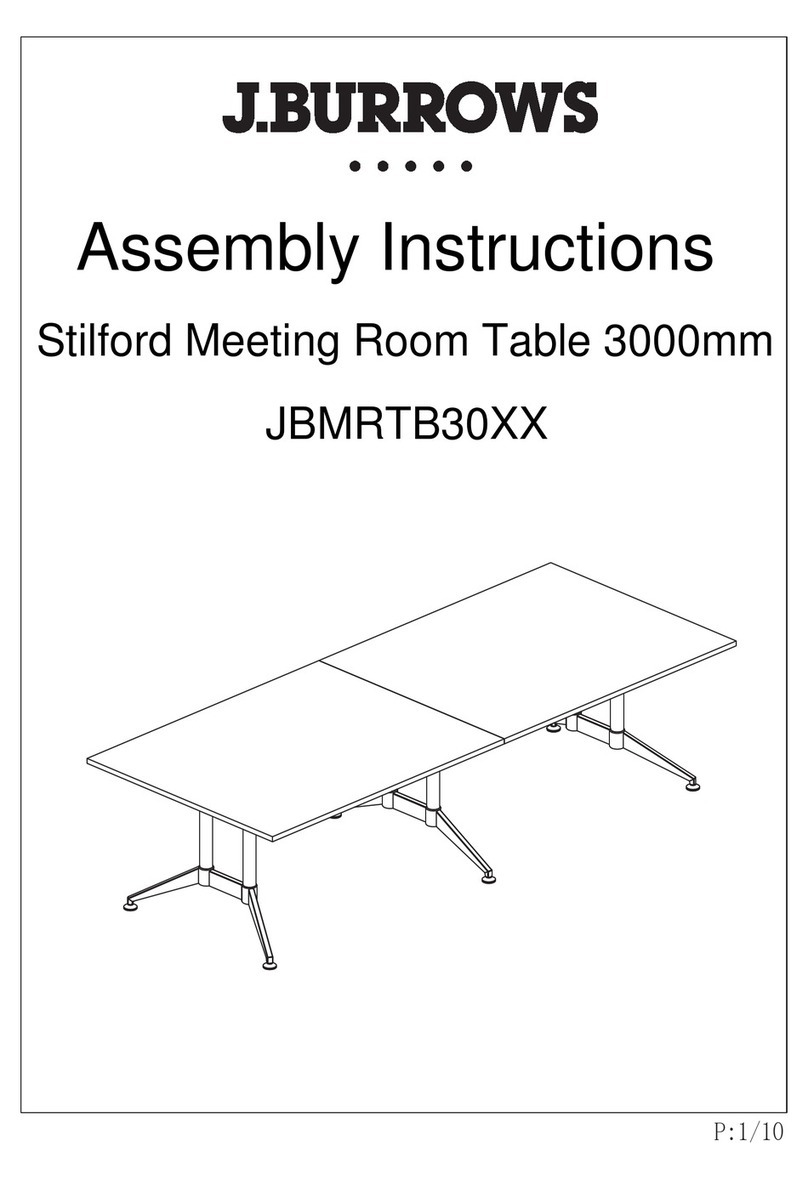 J.Burrows SMRT3000 Series Assembly instructions