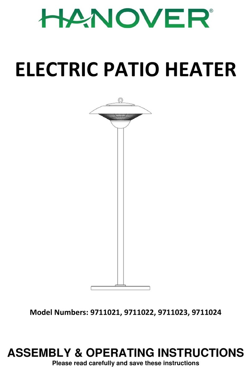 Hanover 9711021 Assembly & operating instructions