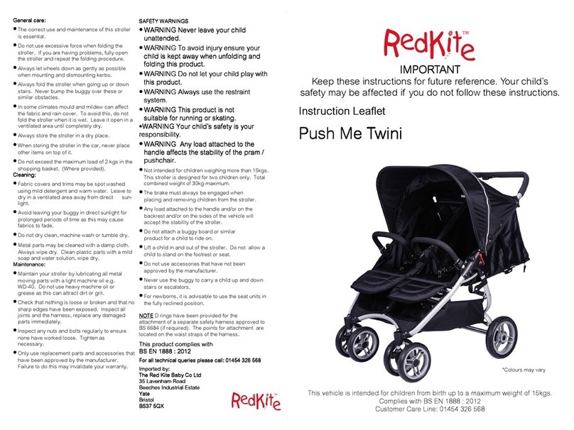 Red Kite Push Me Twini Manual
