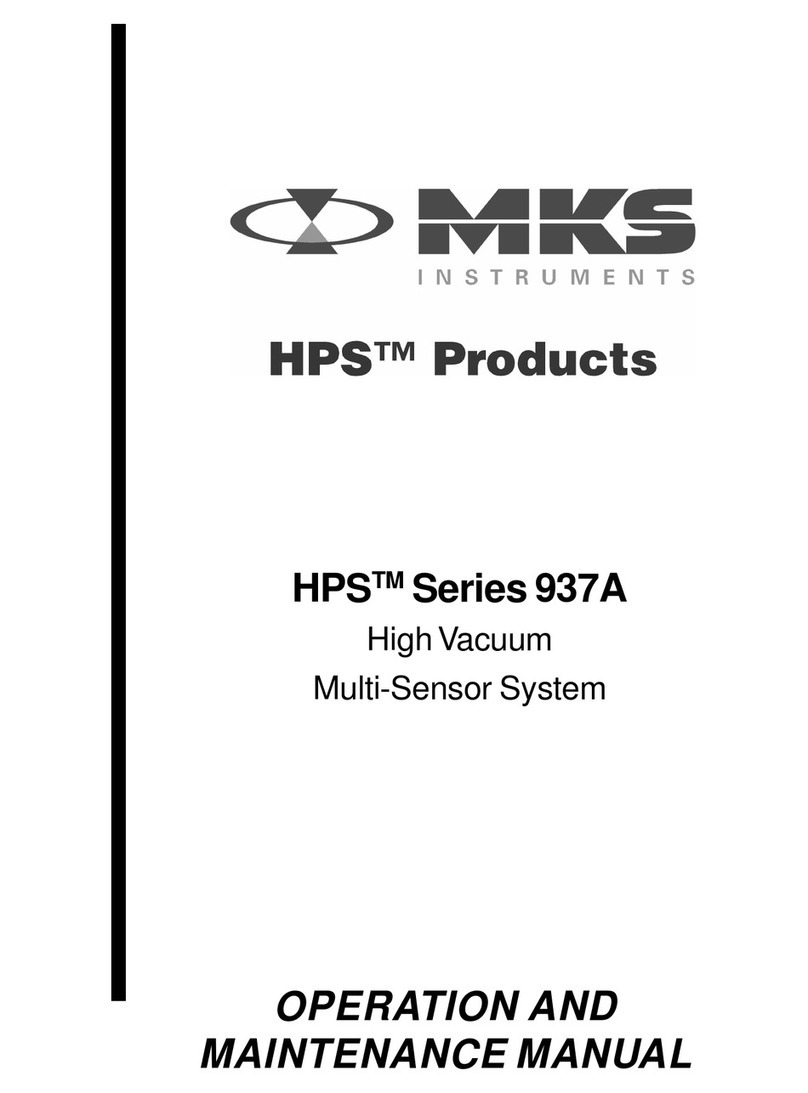 MKS HPS 937A Series Owner's operation and maintenance manual