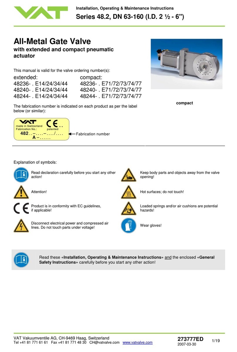 VAT 48.2 Series Assembly instructions
