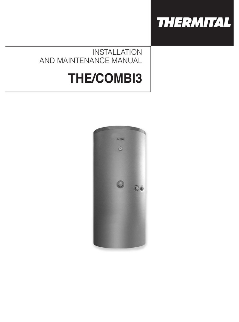 thermital THE/COMBI3 430 Installation and maintenance manual