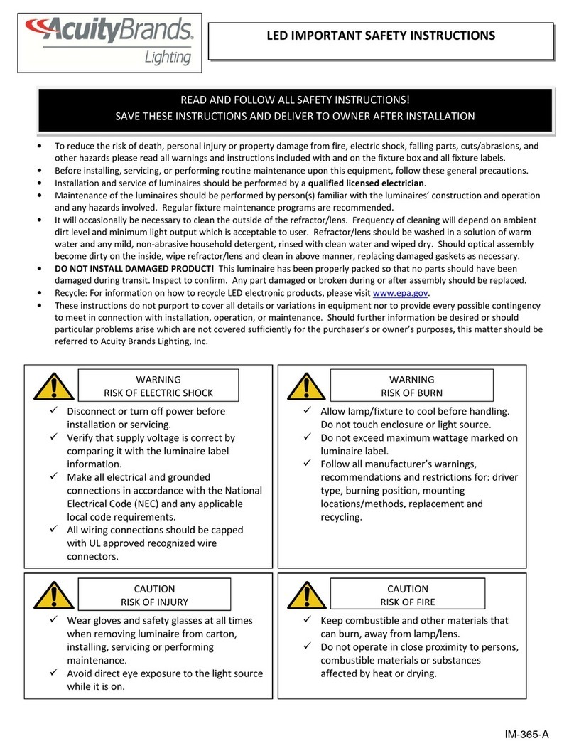 HOLOPHANE Predator LED Flood Medium Installation and maintenance manual HOLOPHANE Predator LED Flood Medium Installation and maintenance manual