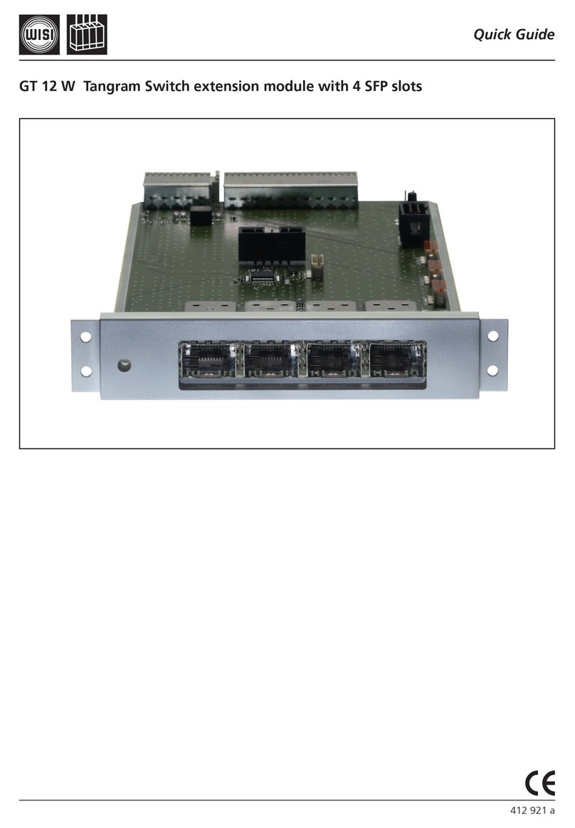 Wisi GT 12 W User manual