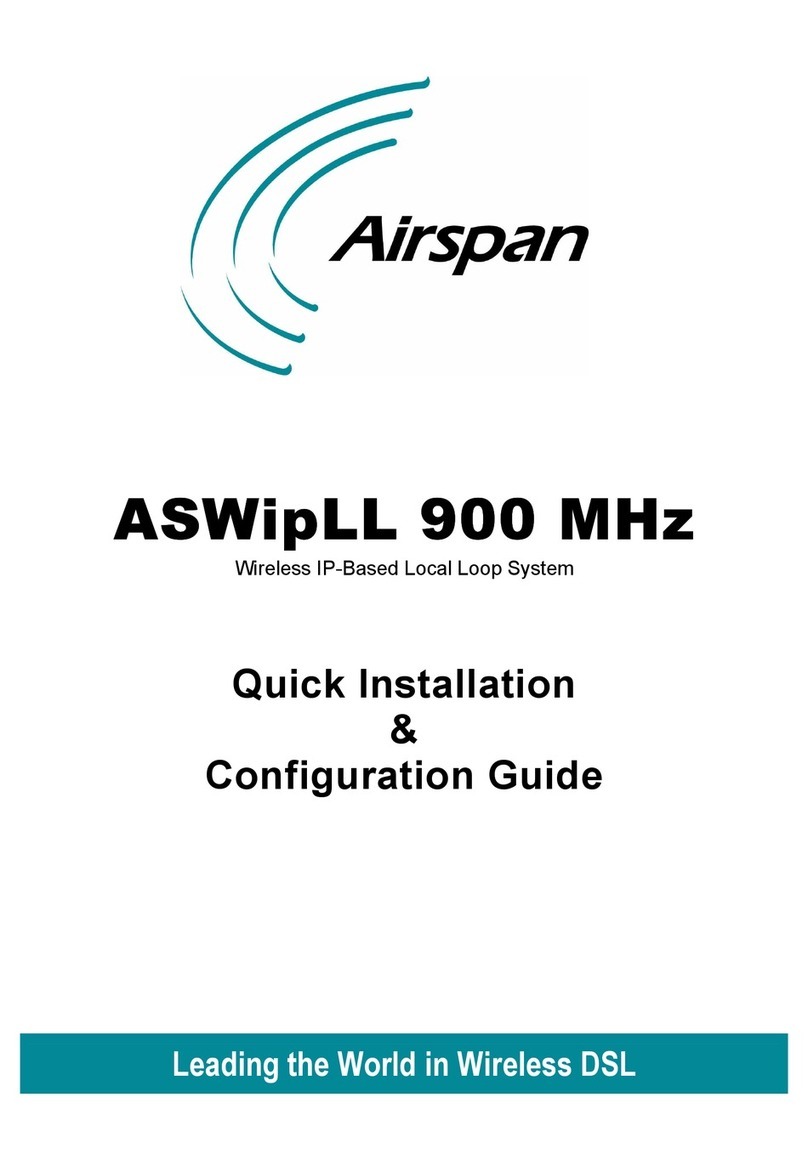 Airspan ASWipLL Quick installation and configuration guide