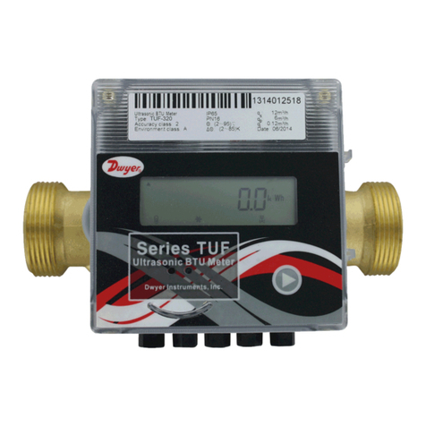Dwyer Instruments TUF series Installation and operating instructions