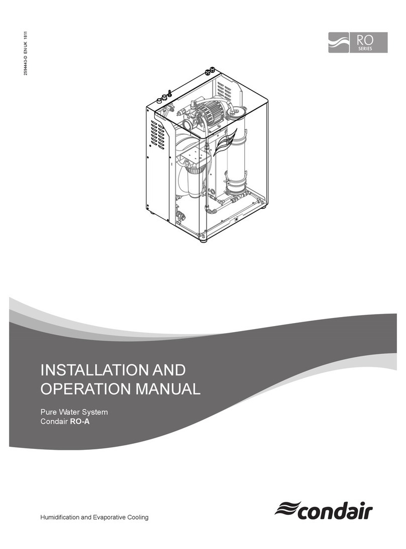 Condair RO Series Installation and operation manual Condair RO Series Installation and operation manual