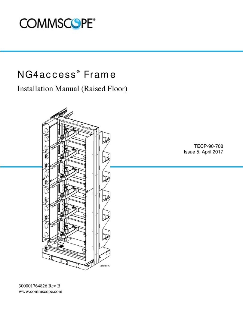 CommScope NG4access ODF Platform Value-Added Module installation manual CommScope NG4access ODF Platform Value-Added Module installation manual