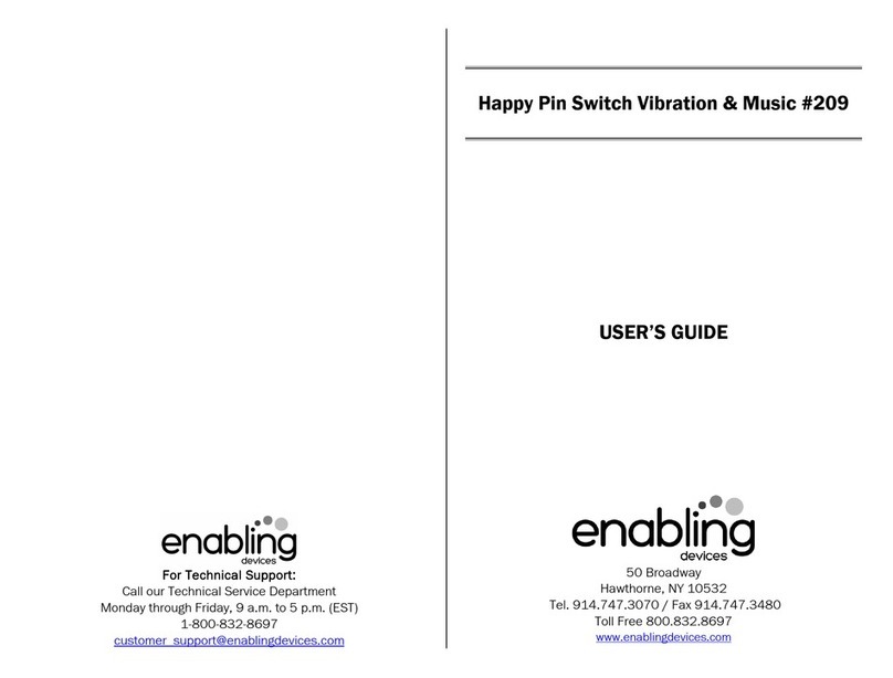 Enabling Devices 209 User manual