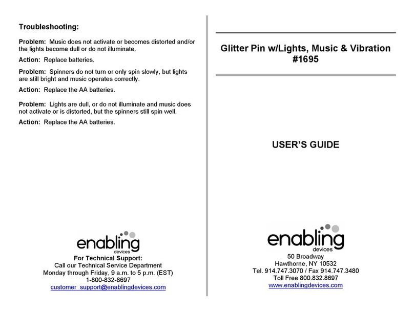 Enabling Devices 1695 User manual