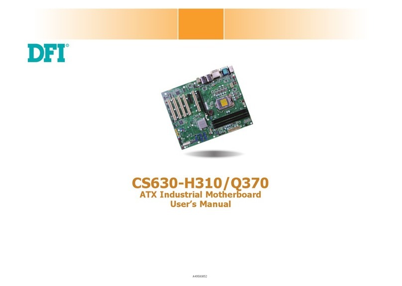 DFI CS630-H310 User manual