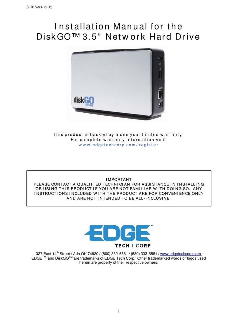 Edge DiskGO! Digital Music Player User manual Edge DiskGO! Digital Music Player User manual