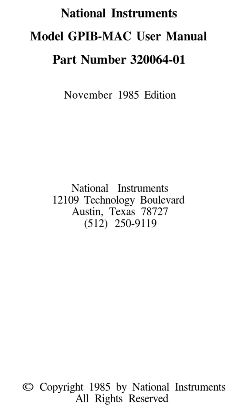 National Instruments GPIB-MAC User manual