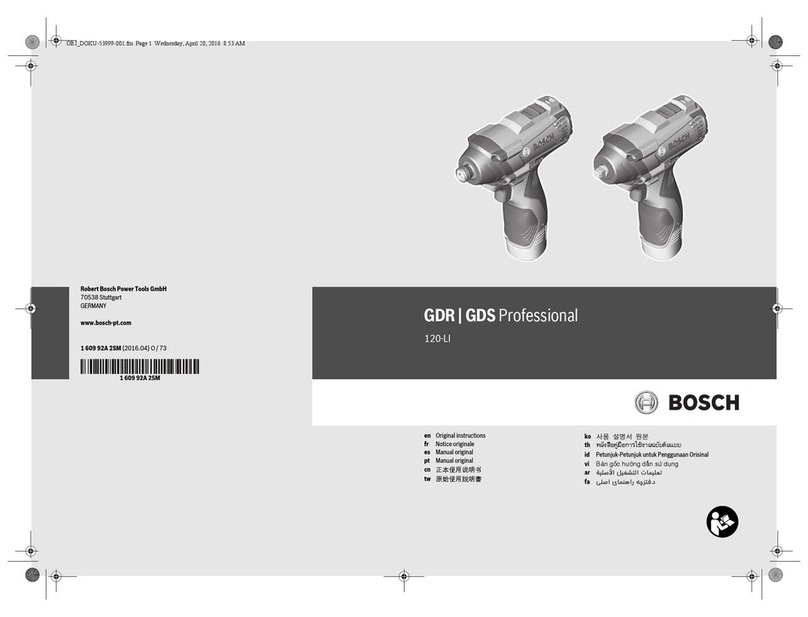 Bosch GDR 120-LI User manual