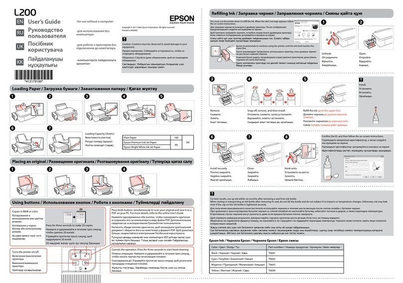 Epson L200 user guide