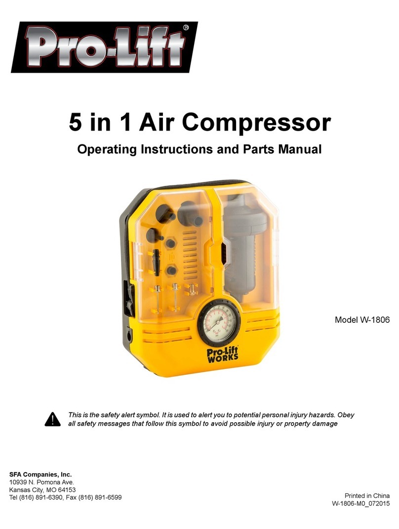 Pro-Lift W-1806 User manual
