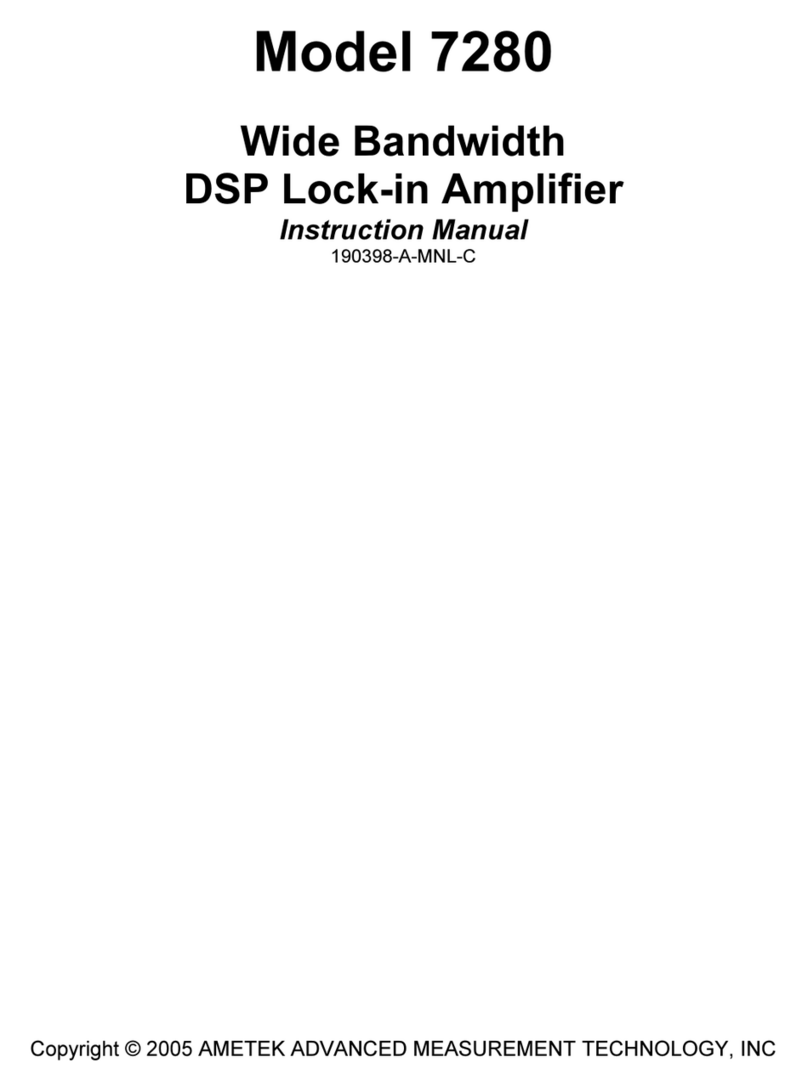 Ametek 7280 User manual