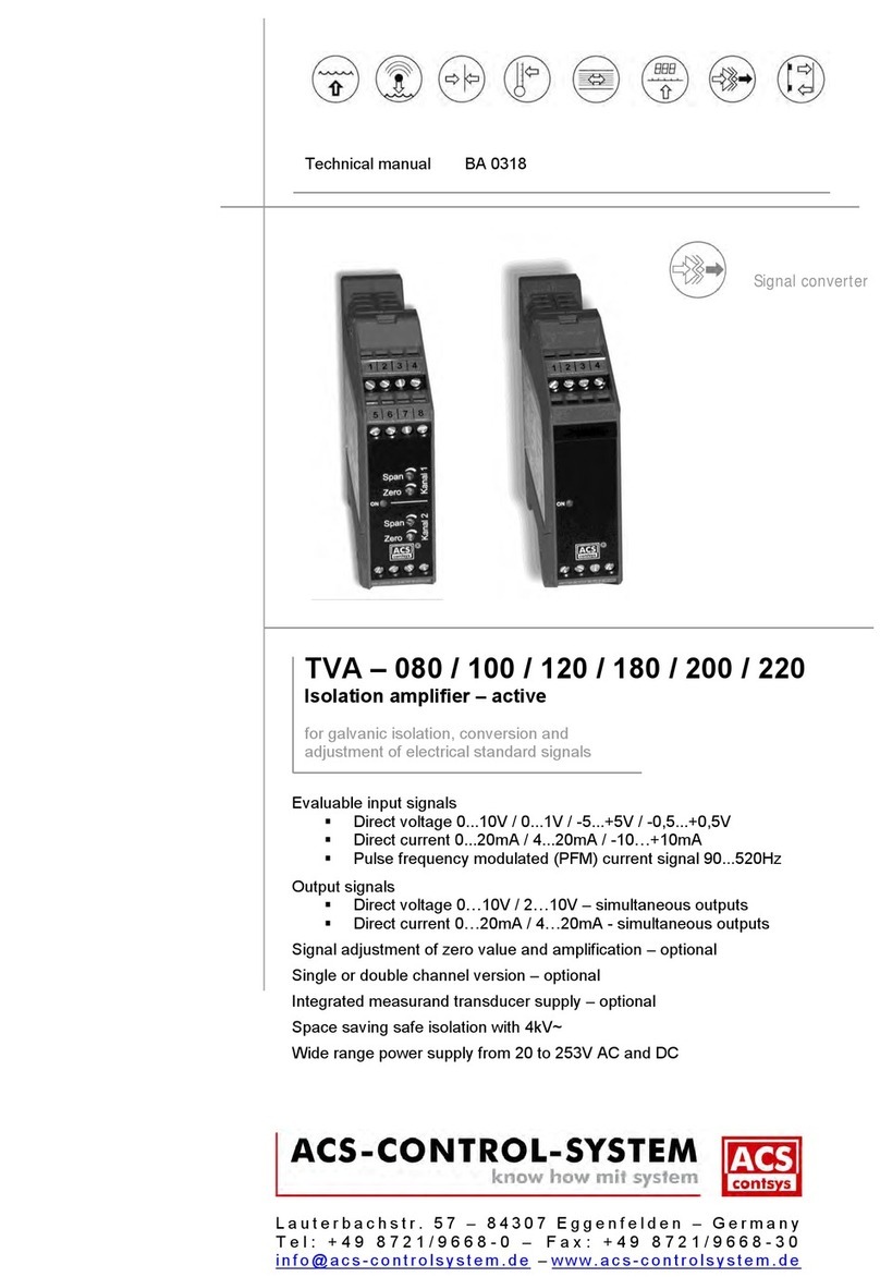 ACS TVA-080 Technical manual