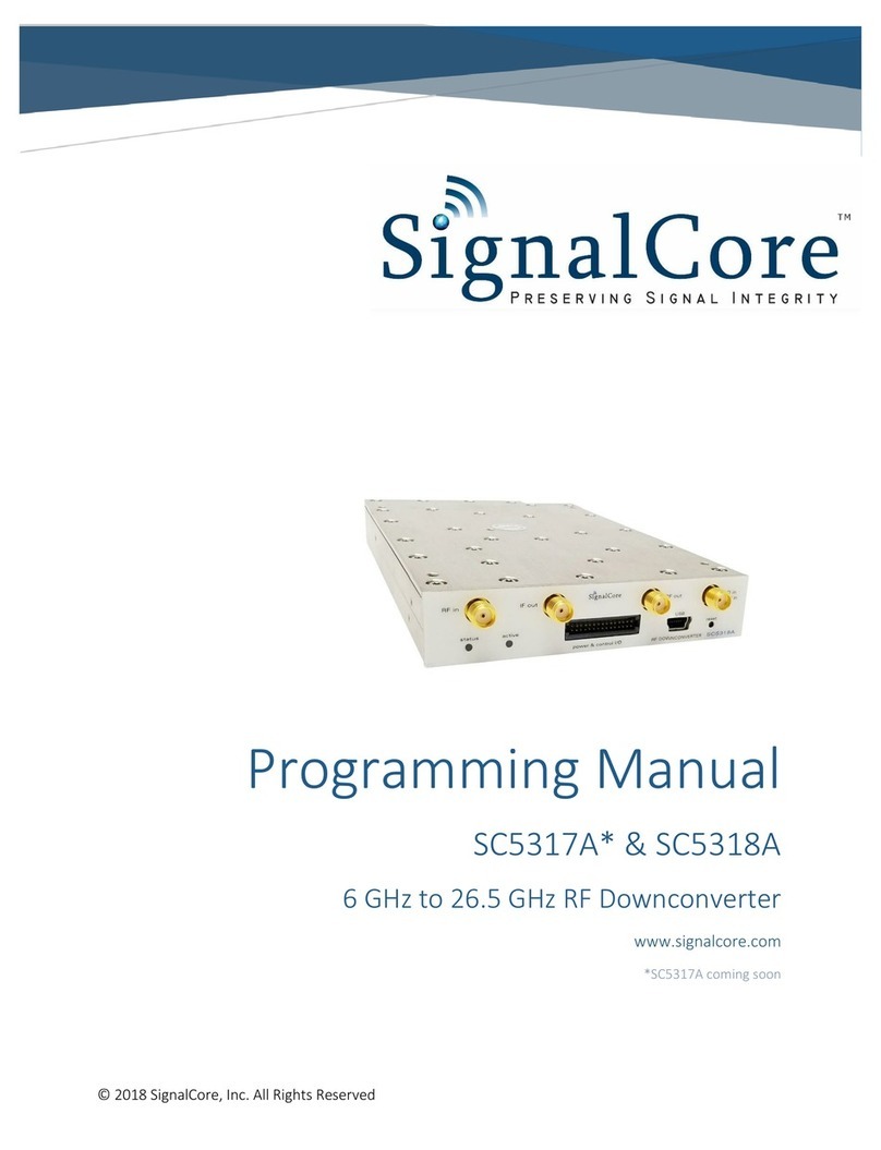 SIGNALCORE SC5317A Owner's manual