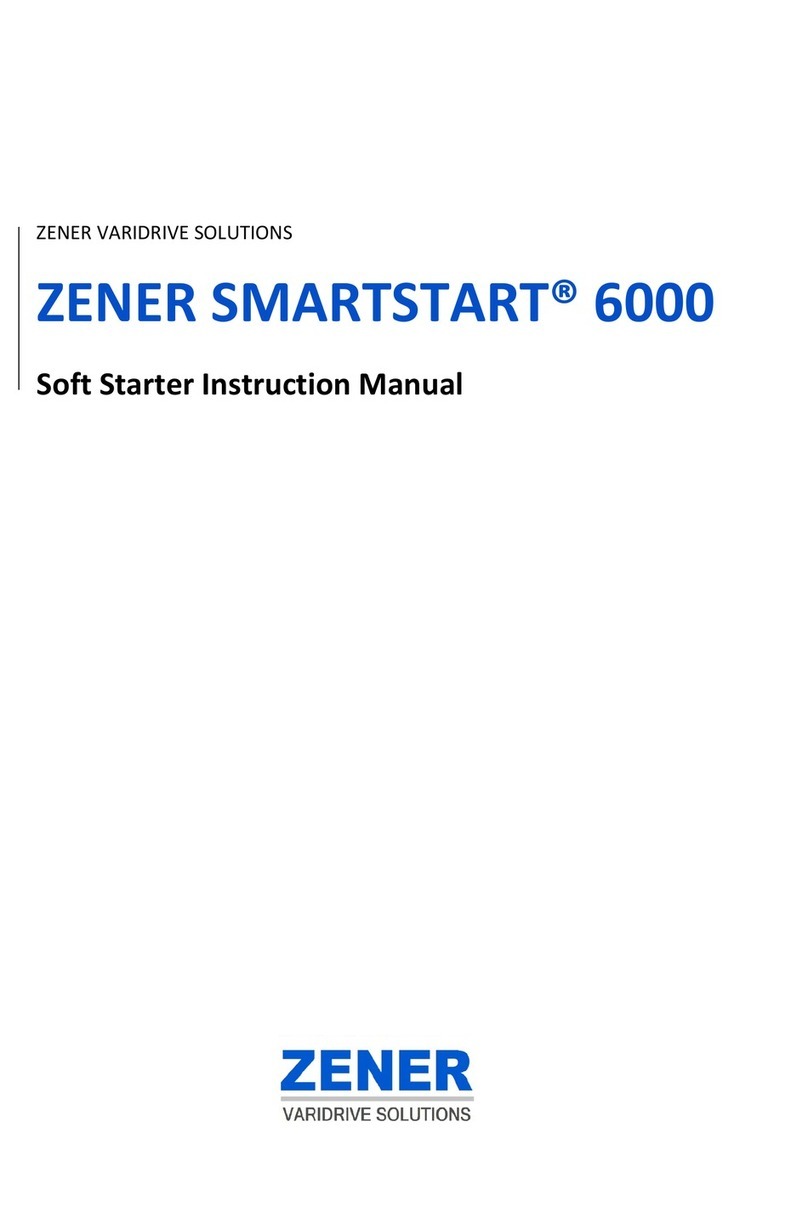 Zener SMARTSTART 6000 instruction manual