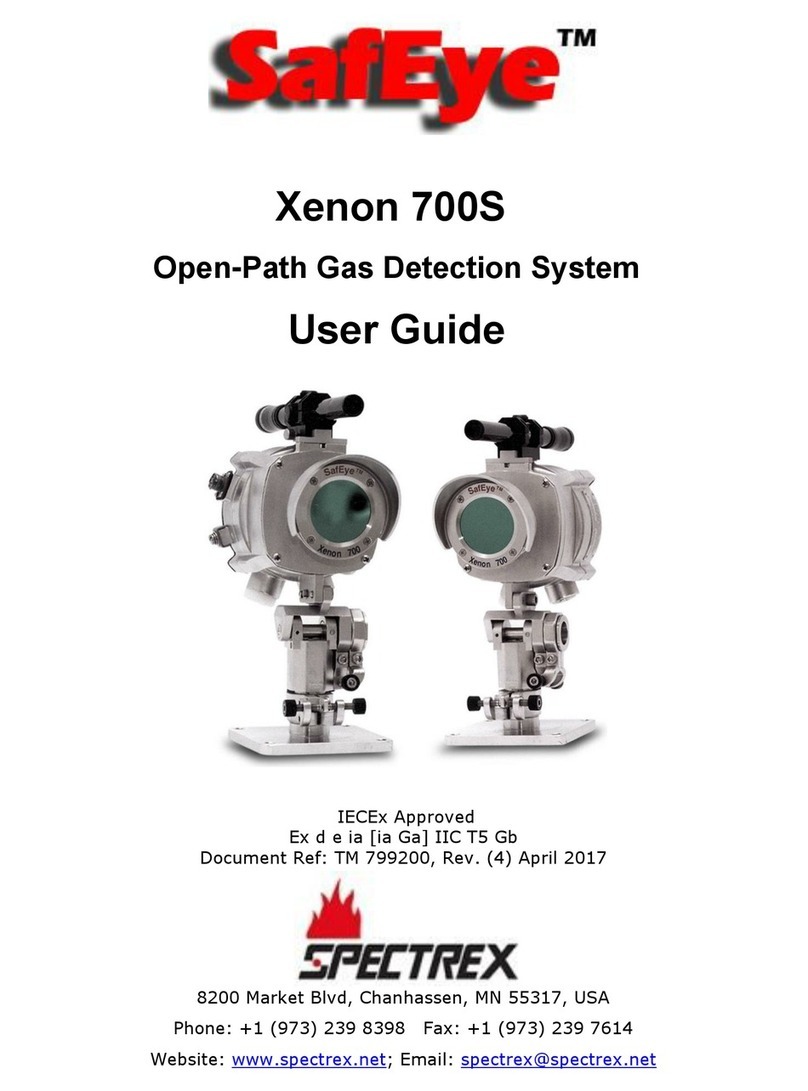 Spectrex SafEye Xenon 700S User manual