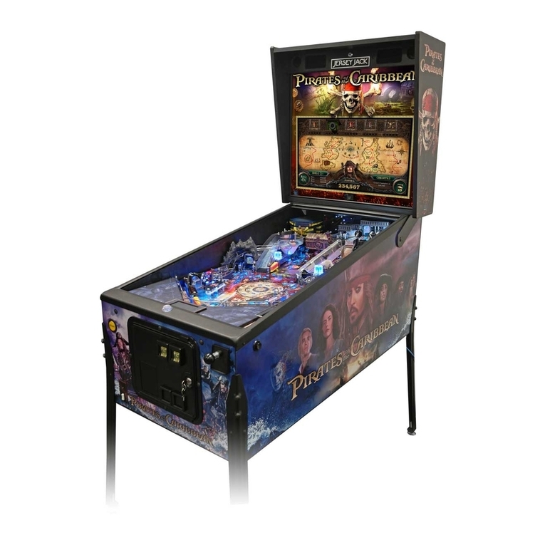 Jersey Jack Pinball Pirates of the Caribbean User manual