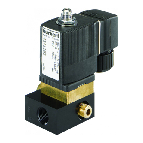 Burkert 6014 operating instructions