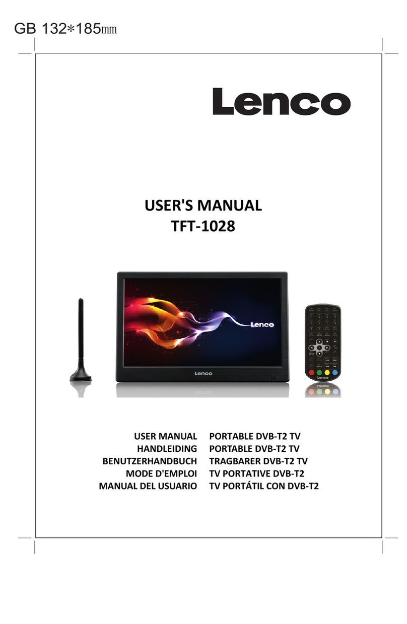 LENCO TFT-1028 User manual