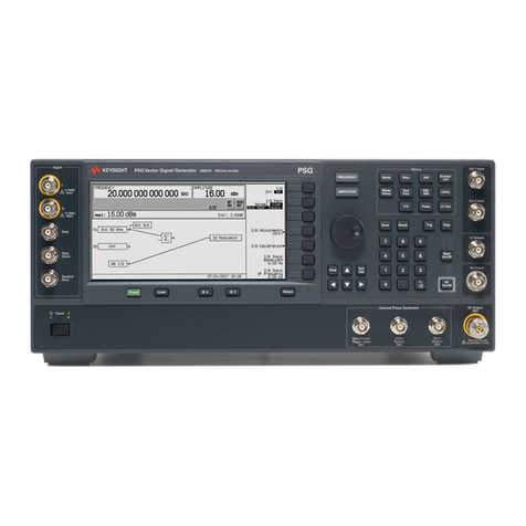 Keysight Technologies E8267D User manual Keysight Technologies E8267D User manual