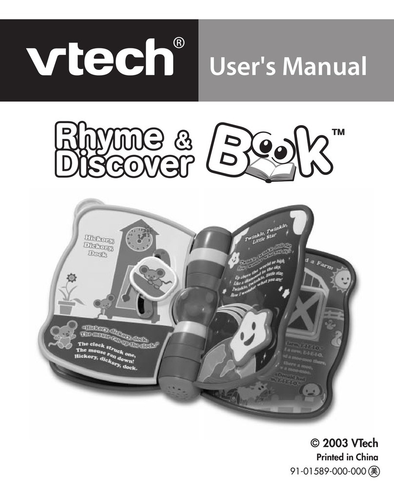 V-tech Rhyme & Discover Book User manual