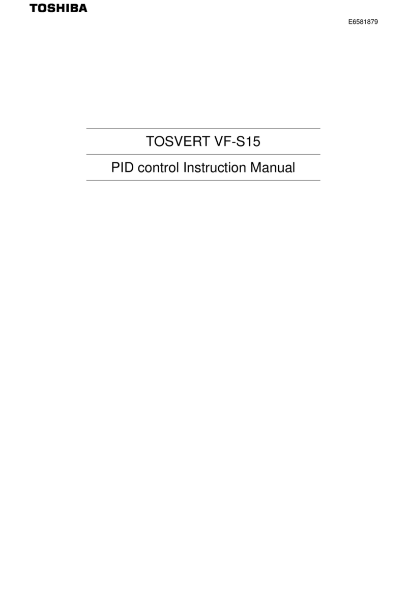 Toshiba TOSVERT VF-S15 series User manual