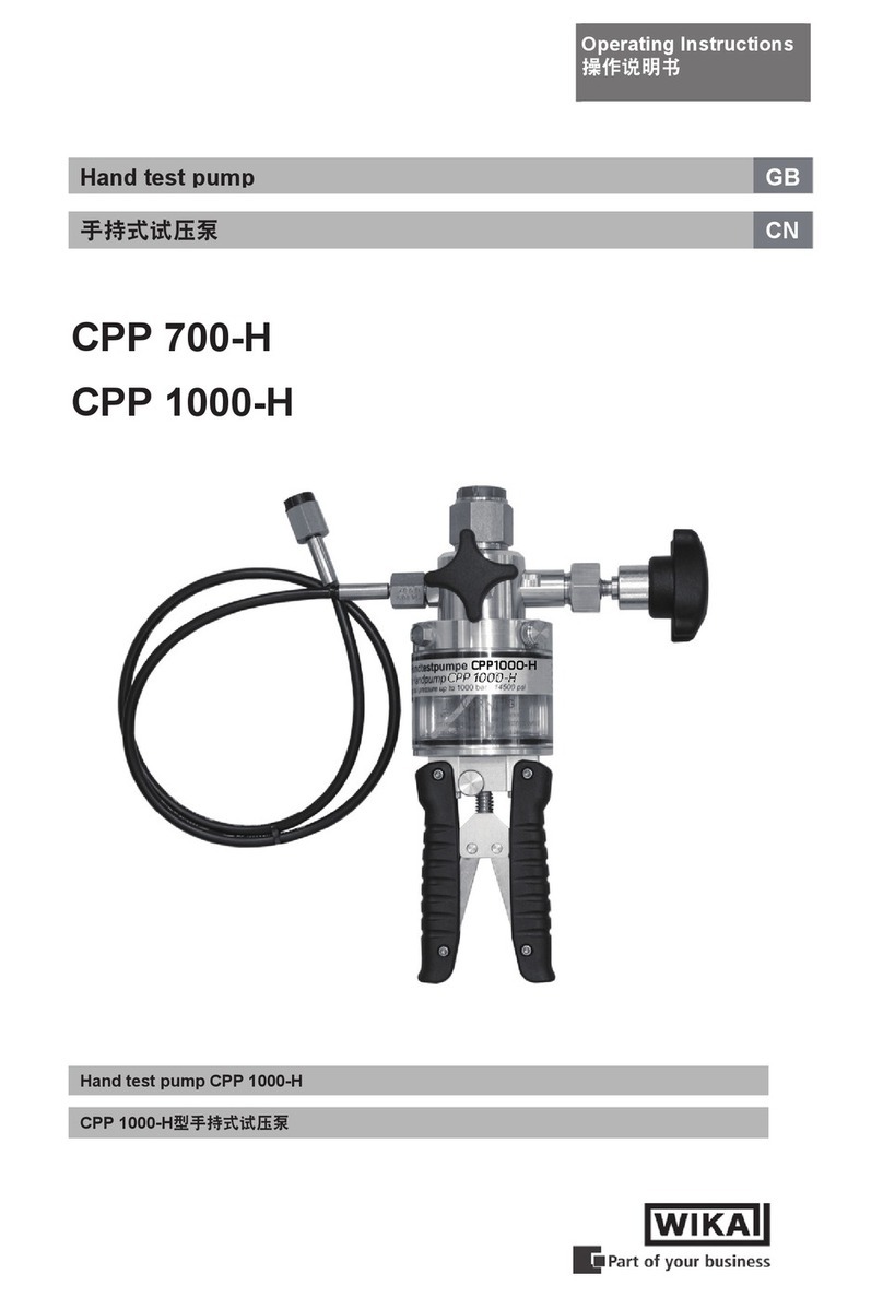 WIKA CPP 700-H User manual