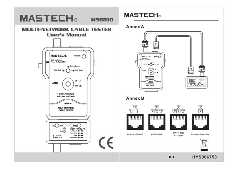 Mastech MS6810 user manual