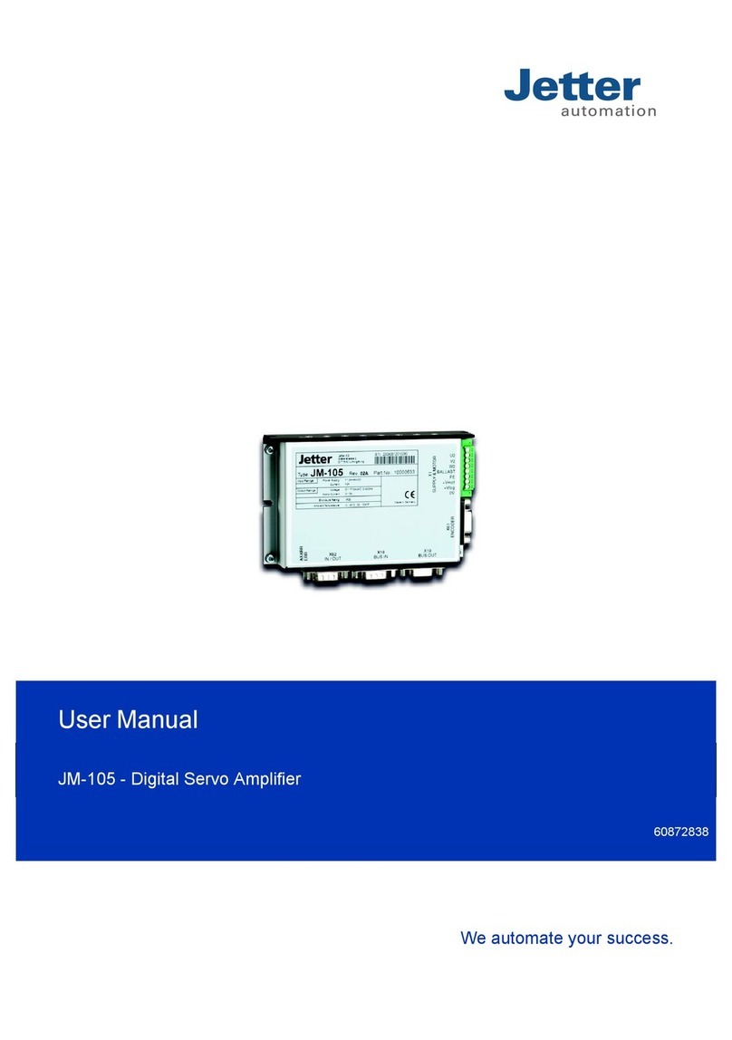 Jetter JM-105 user manual