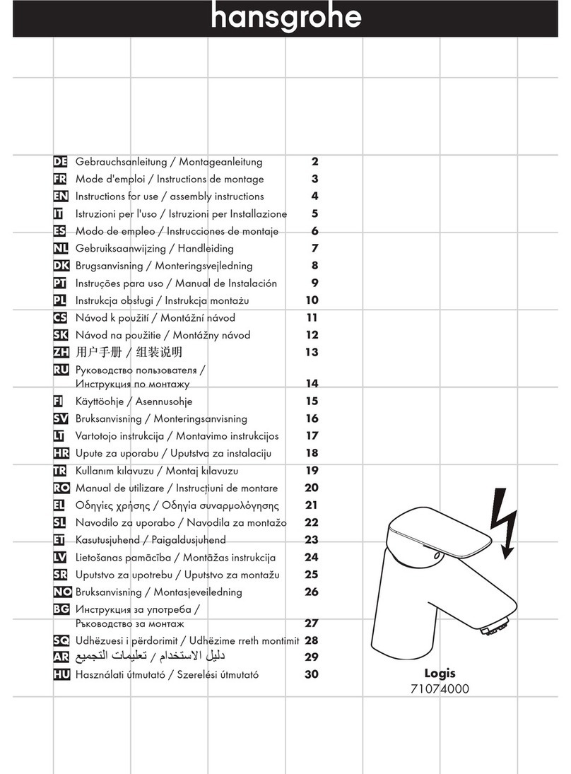 Hans Grohe Logis Instructions for use/assembly instructions Hans Grohe Logis Instructions for use/assembly instructions