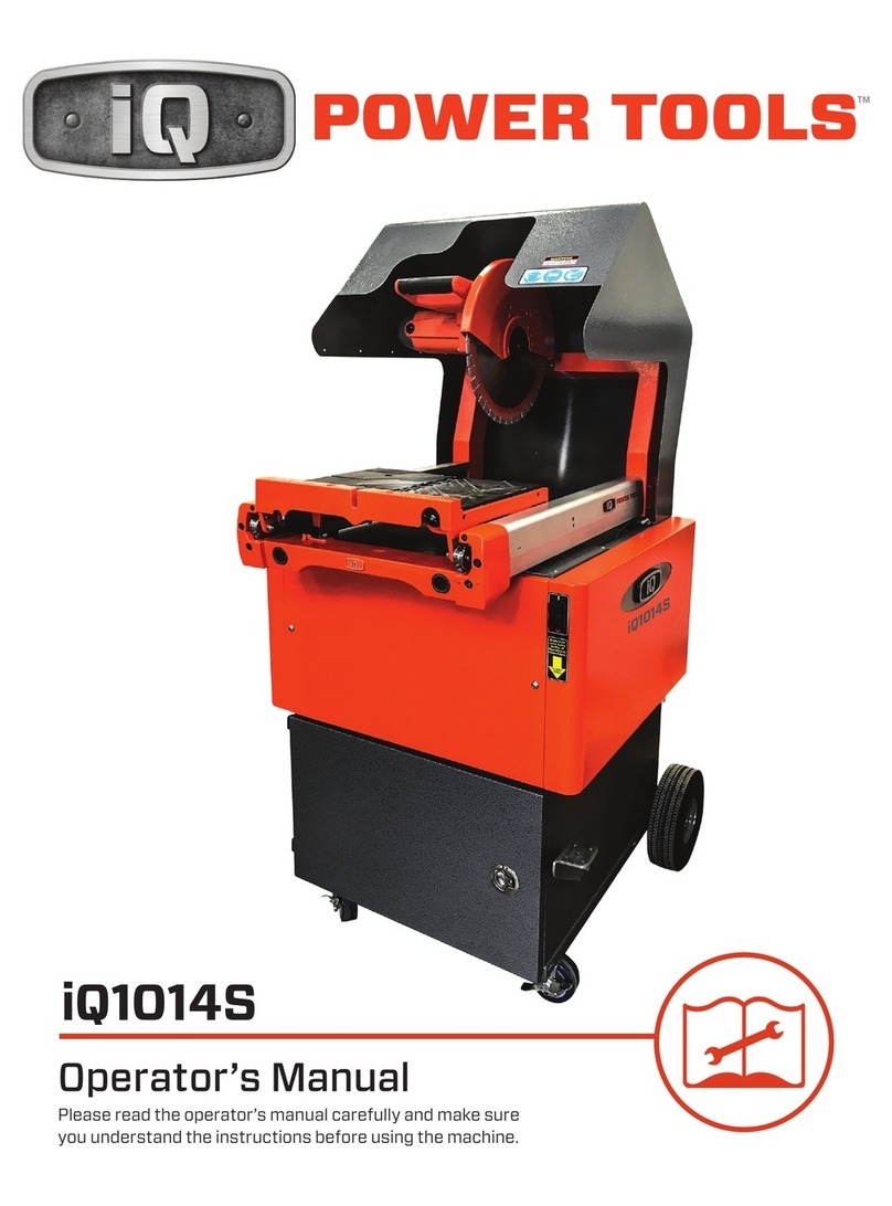 IQ Power Tools iQ1014S Operator's manual