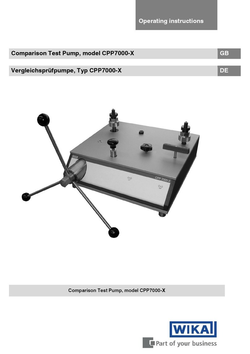 WIKA CPP 7000-X User manual
