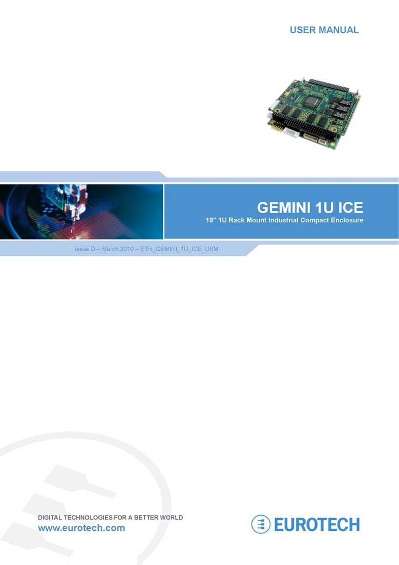 Eurotech GEMINI 1U ICE User manual