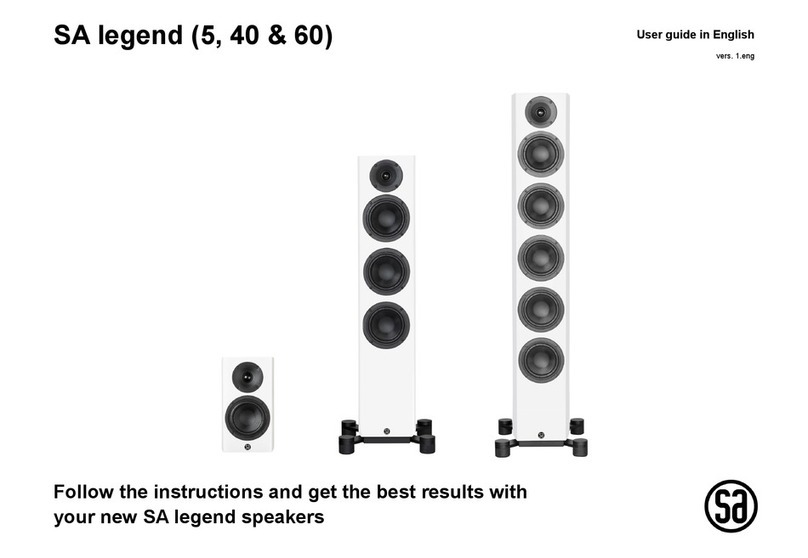 System Audio SA Legend 5 user guide
