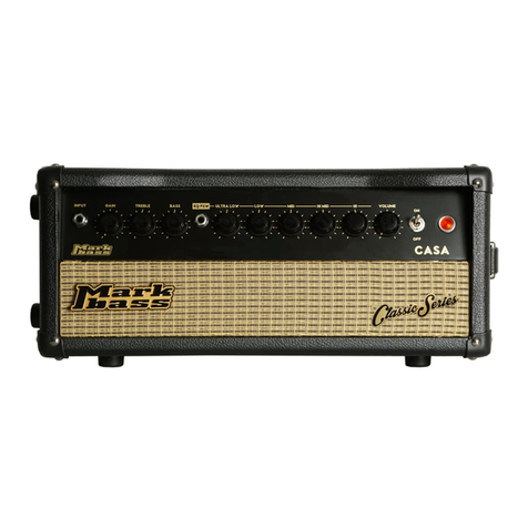 Mark Bass CASA User manual
