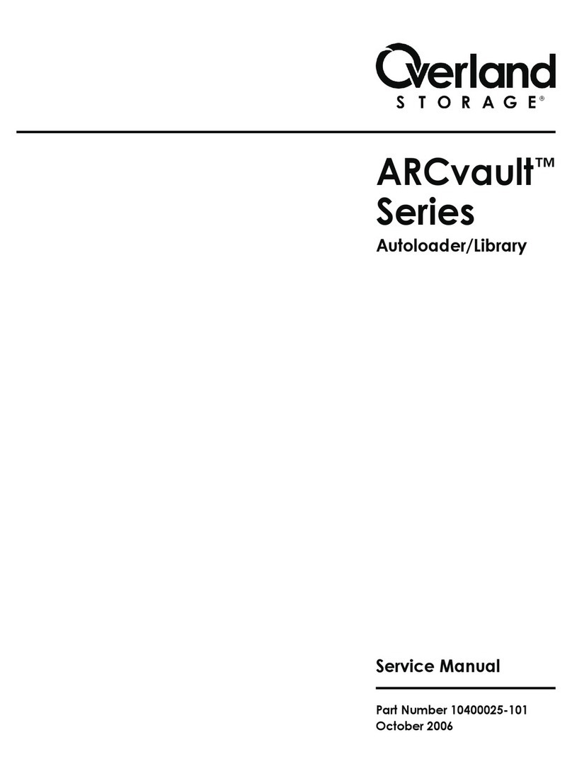 Overland Storage ARCvault Series User manual