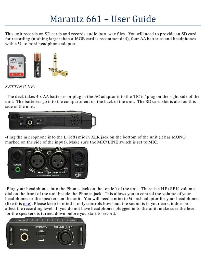 Marantz 661 user guide